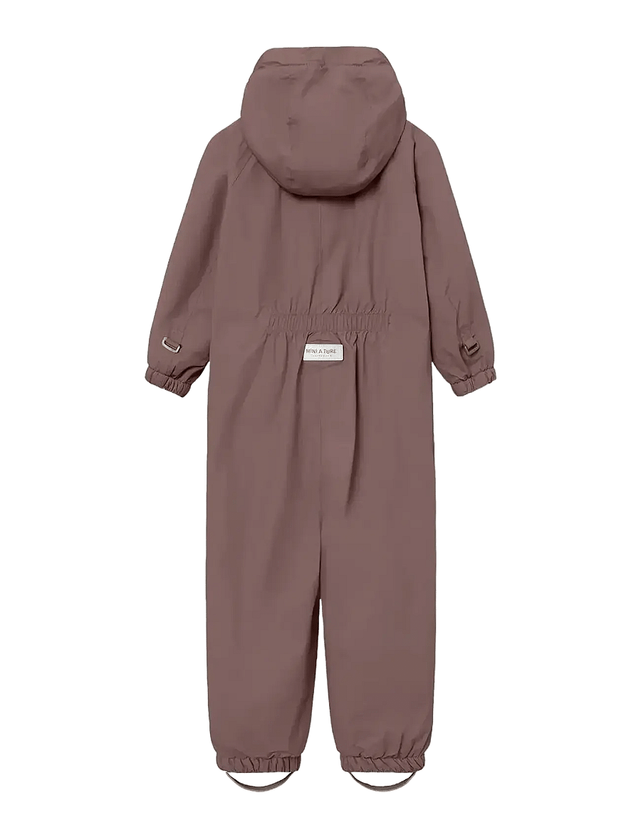 MINI A TURE - MATWILBO snowsuit. GRS - talvekombinesoon - peppercorn plum - 2