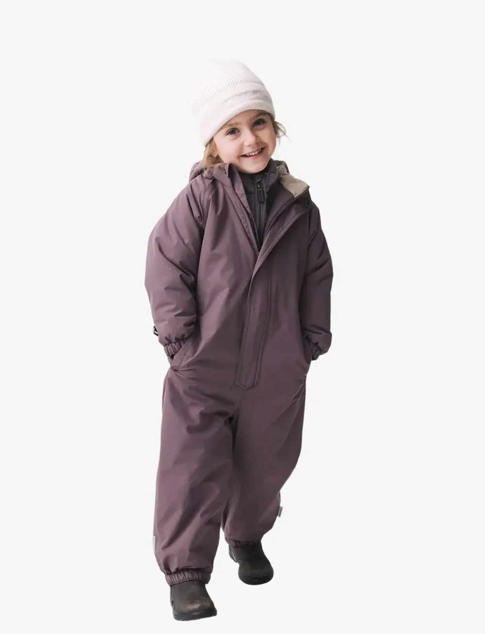 MINI A TURE - MATWILBO snowsuit. GRS - vinteroveraller - peppercorn plum - 0