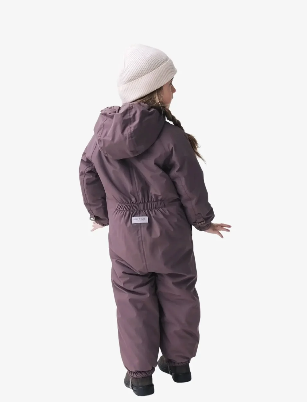 MINI A TURE - MATWILBO snowsuit. GRS - vinteroveraller - peppercorn plum - 4