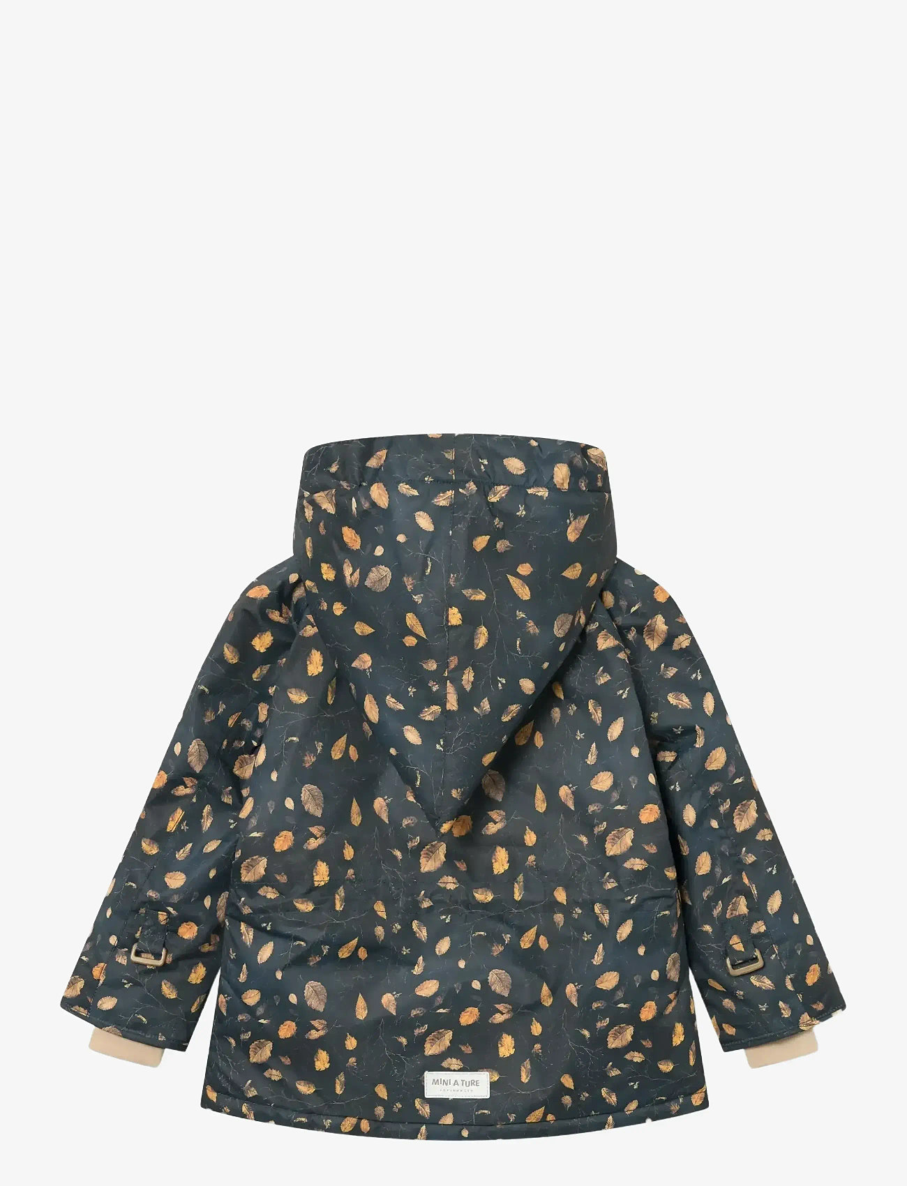 MINI A TURE - MATWANG fleece lined winter jacket. GRS - skijakker - falling leaves - 1