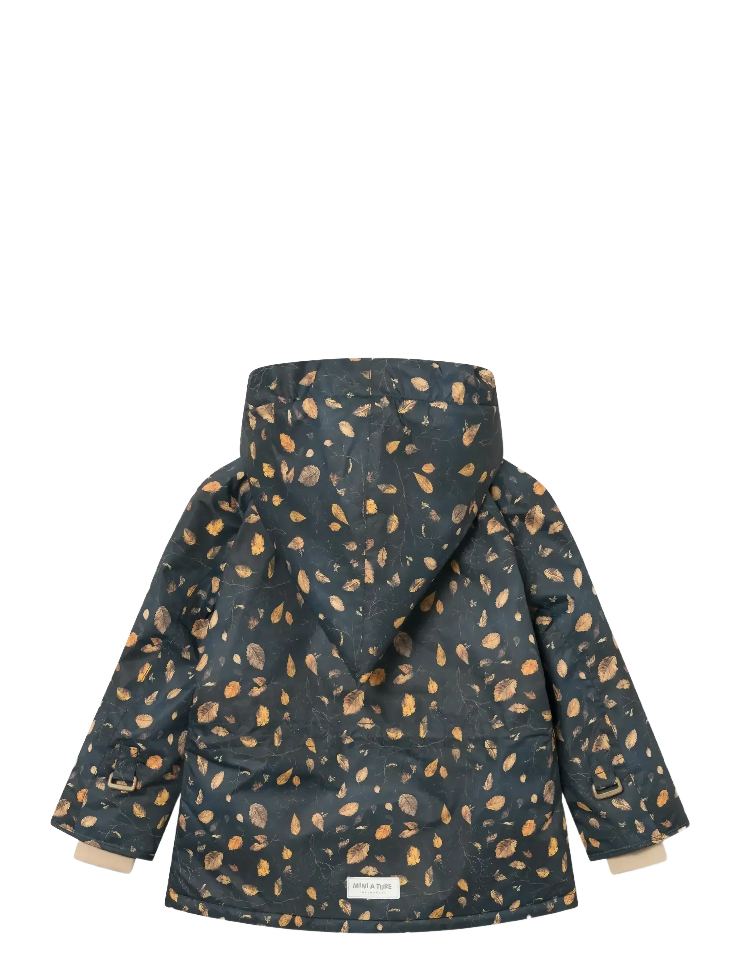 MINI A TURE - MATWANG fleece lined winter jacket. GRS - winterjacken - falling leaves - 1