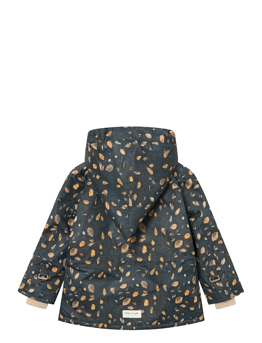 MINI A TURE - MATWANG fleece lined winter jacket. GRS - skijacken - falling leaves - 1
