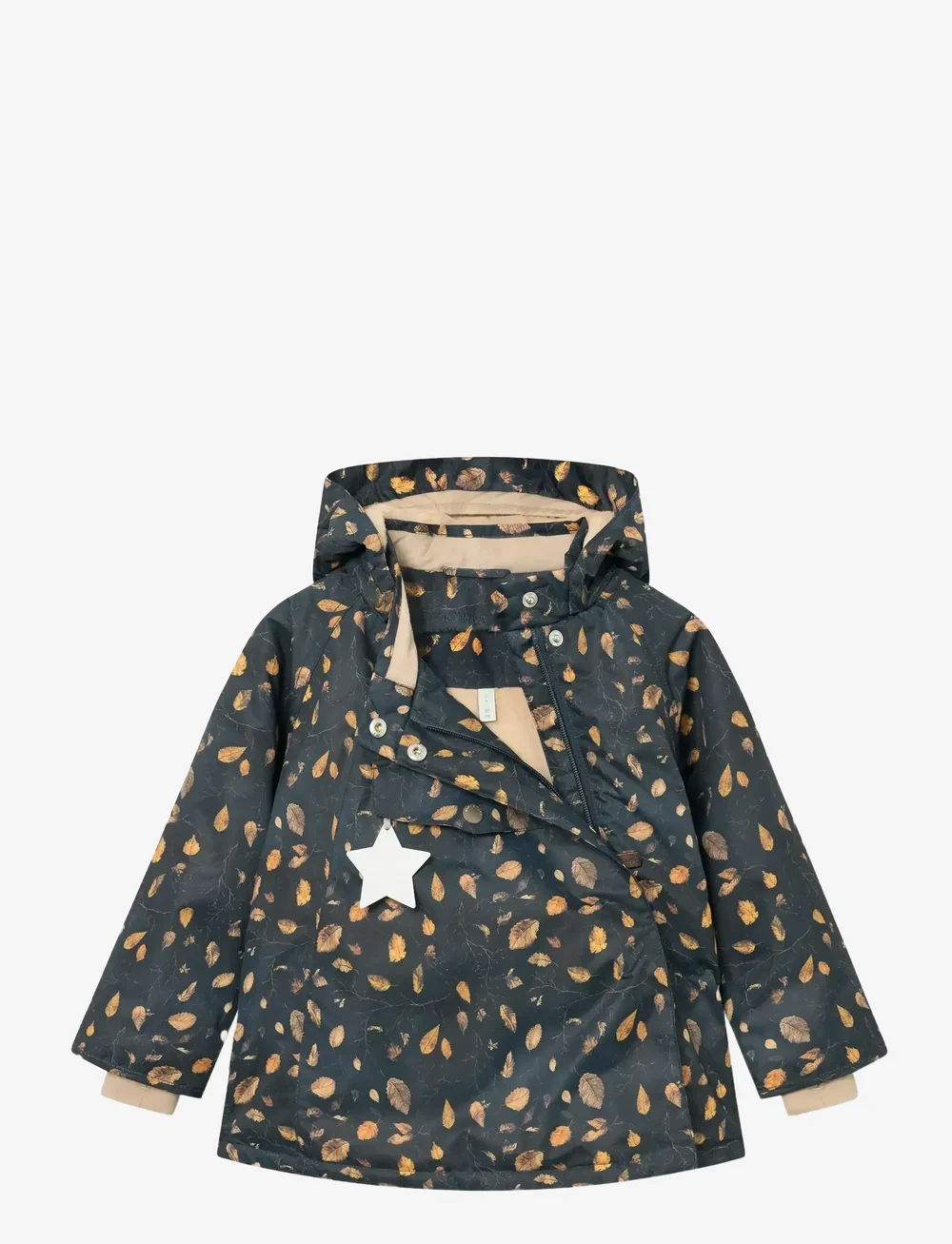 MINI A TURE - MATWANG fleece lined winter jacket. GRS - skijacken - falling leaves - 2