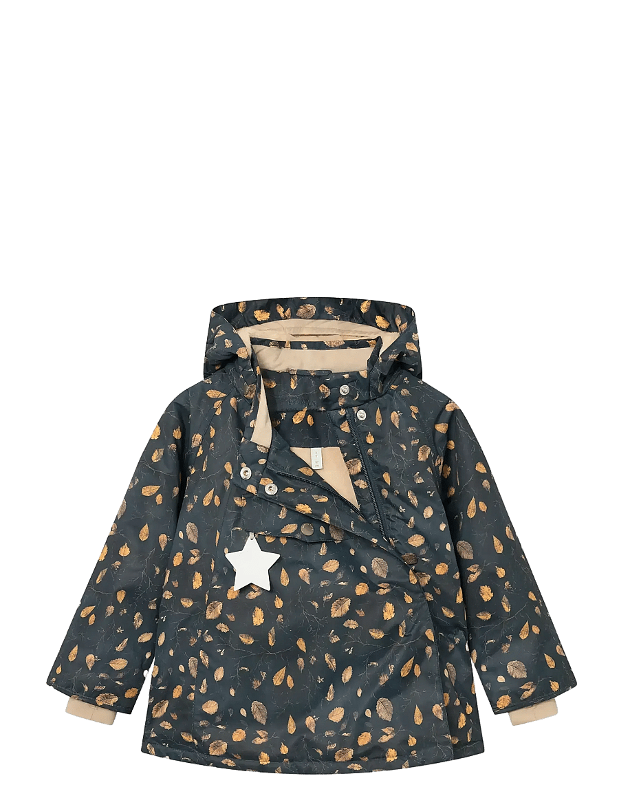 MINI A TURE - MATWANG fleece lined winter jacket. GRS - skijacken - falling leaves - 2