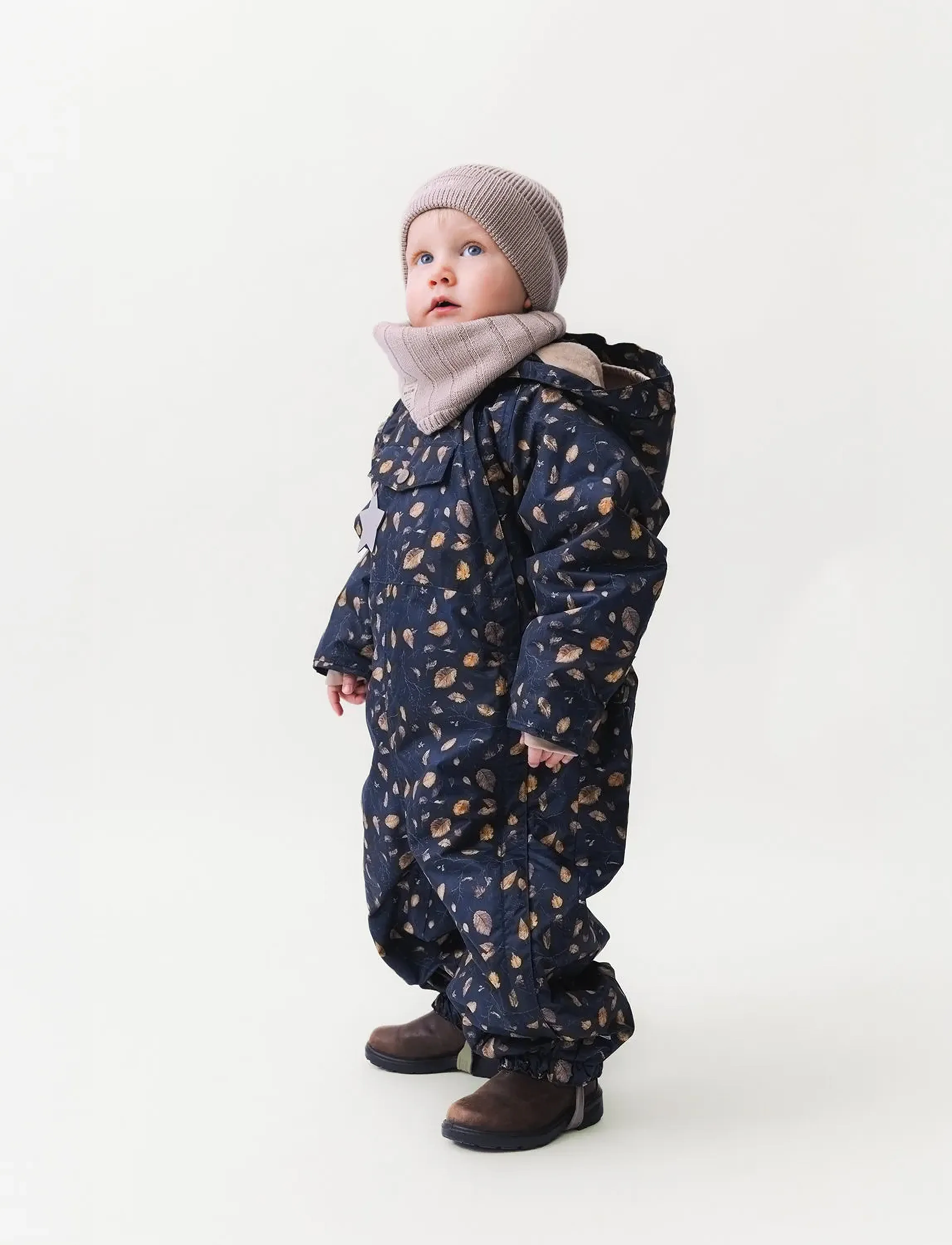 MINI A TURE Matwistang Fleece Lined Snowsuit. Grs, 86, Khaki green, Overalls > Overalls Og Sæt Til Sne-Ski, Børn