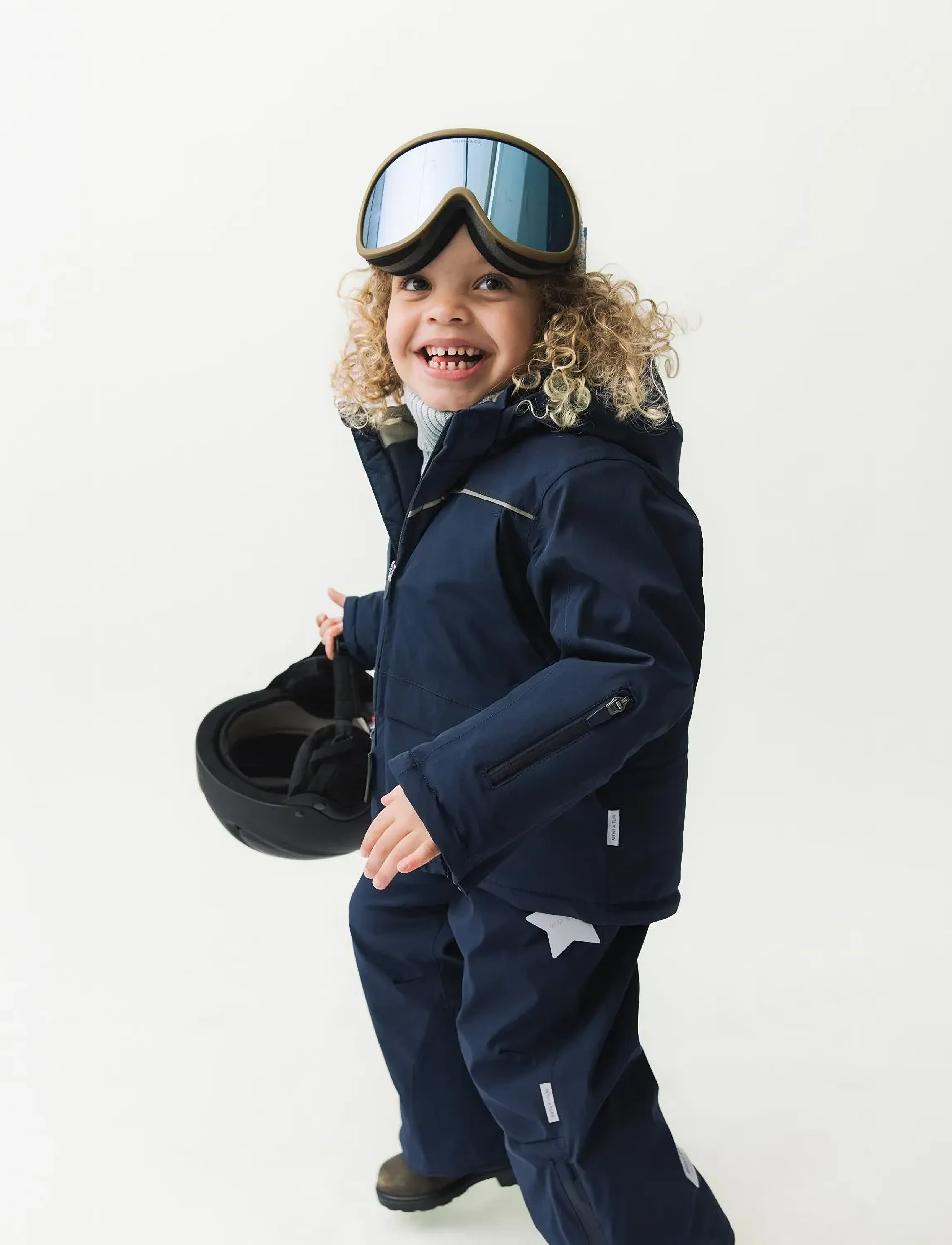 MINI A TURE Matadane Ski Tech Jacket. Grs, 146, Navy, Sneskibeklædning > Sneskijakke, Børn