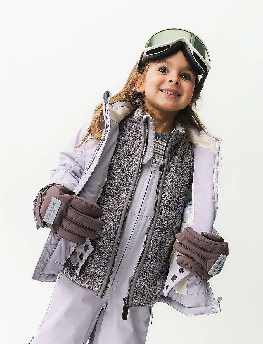 MINI A TURE - MATADANE ski tech jacket. GRS - skidjackor - purple raindrops - 5