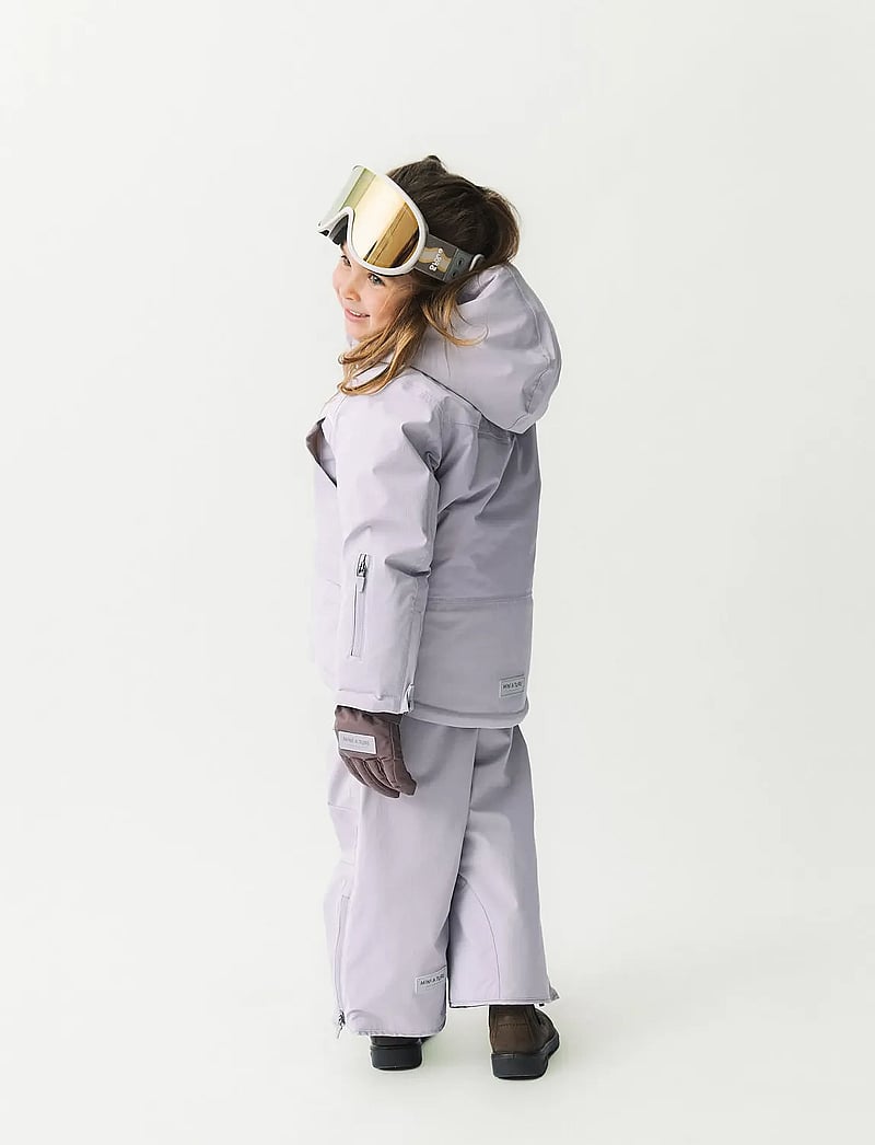 MINI A TURE - MATADAL ski tech pants. GRS - winter trousers - purple raindrops - 4