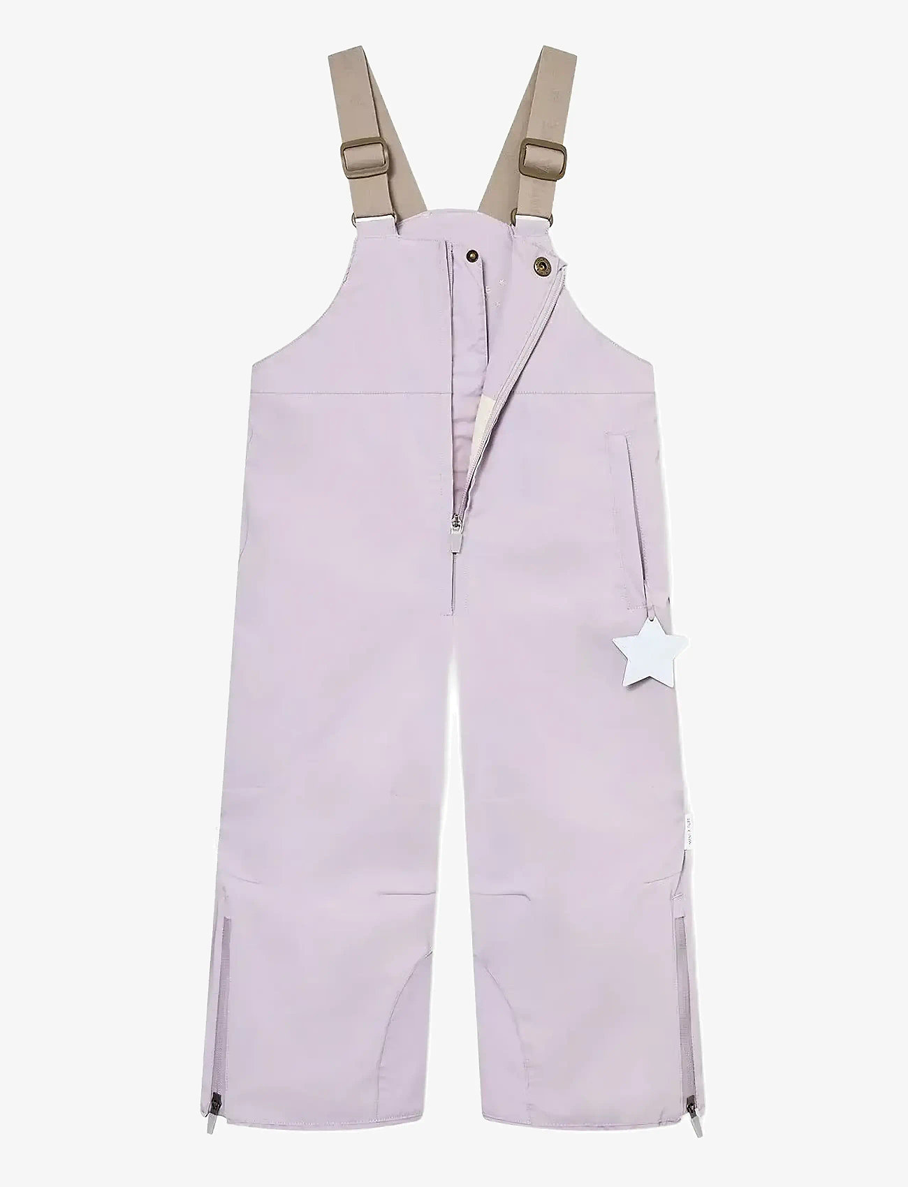 MINI A TURE - MATADAL ski tech pants. GRS - winter trousers - purple raindrops - 3