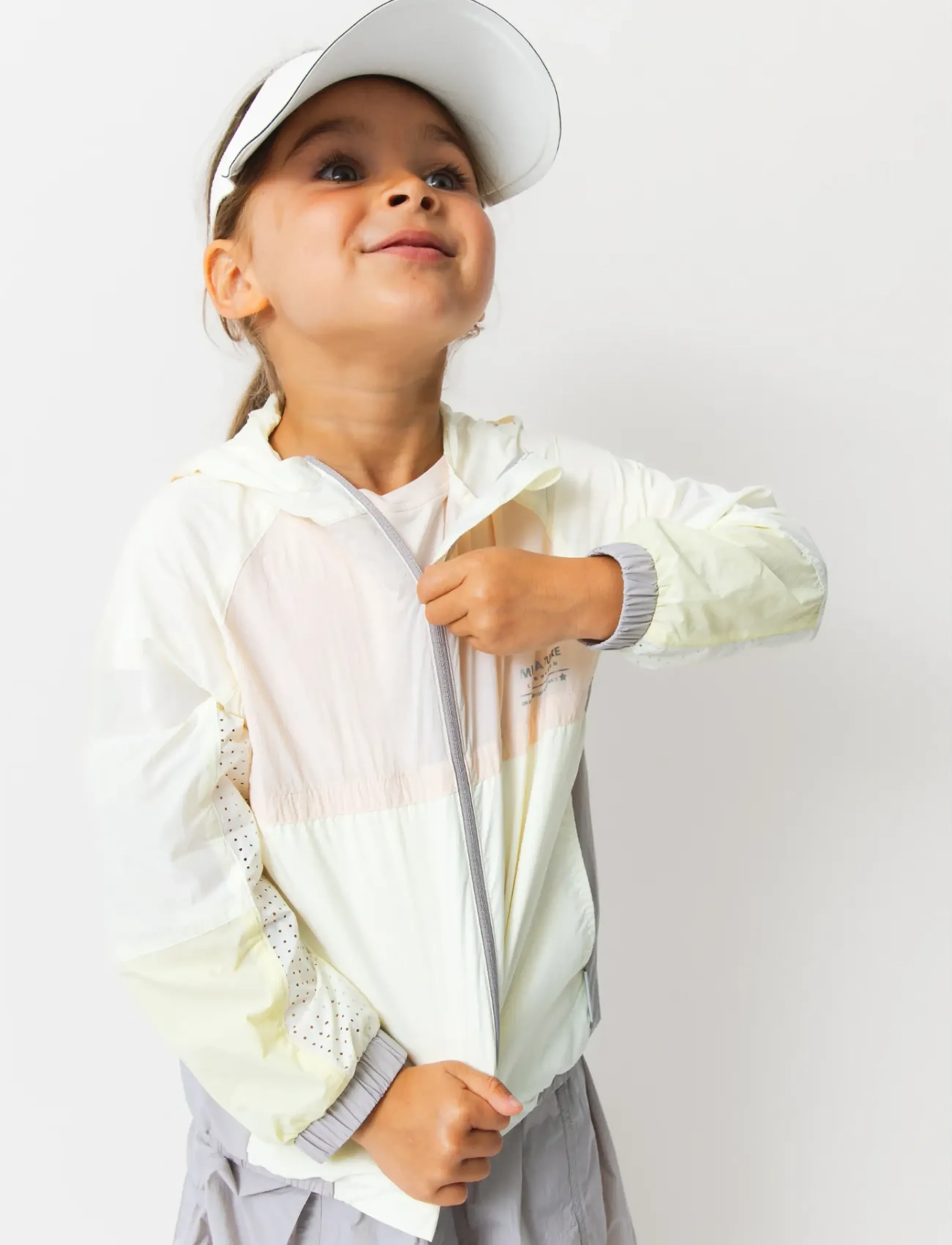 MINI A TURE MATMULTI color UV jacket. GRS - Jakker - PEONY SILVER COL. B. / multi