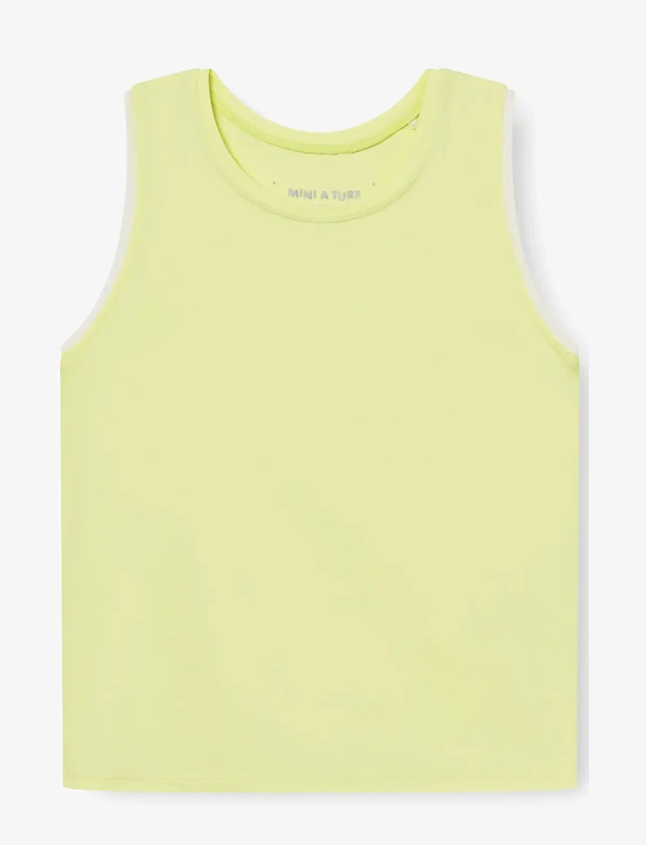 MINI A TURE - MATCAPRI top. GRS - tank top - wheat yellow - 0