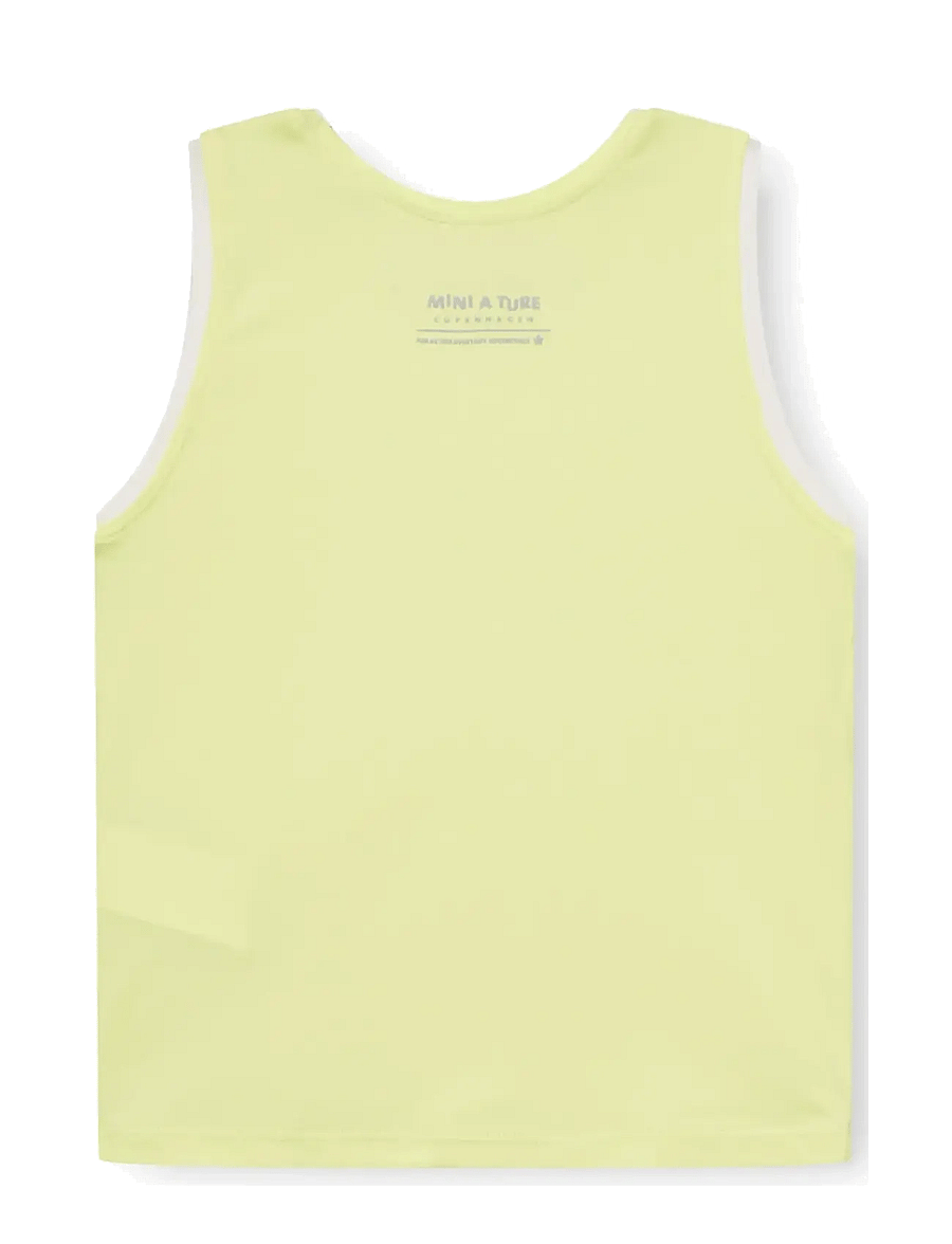 MINI A TURE - MATCAPRI top. GRS - tank tops - wheat yellow - 1