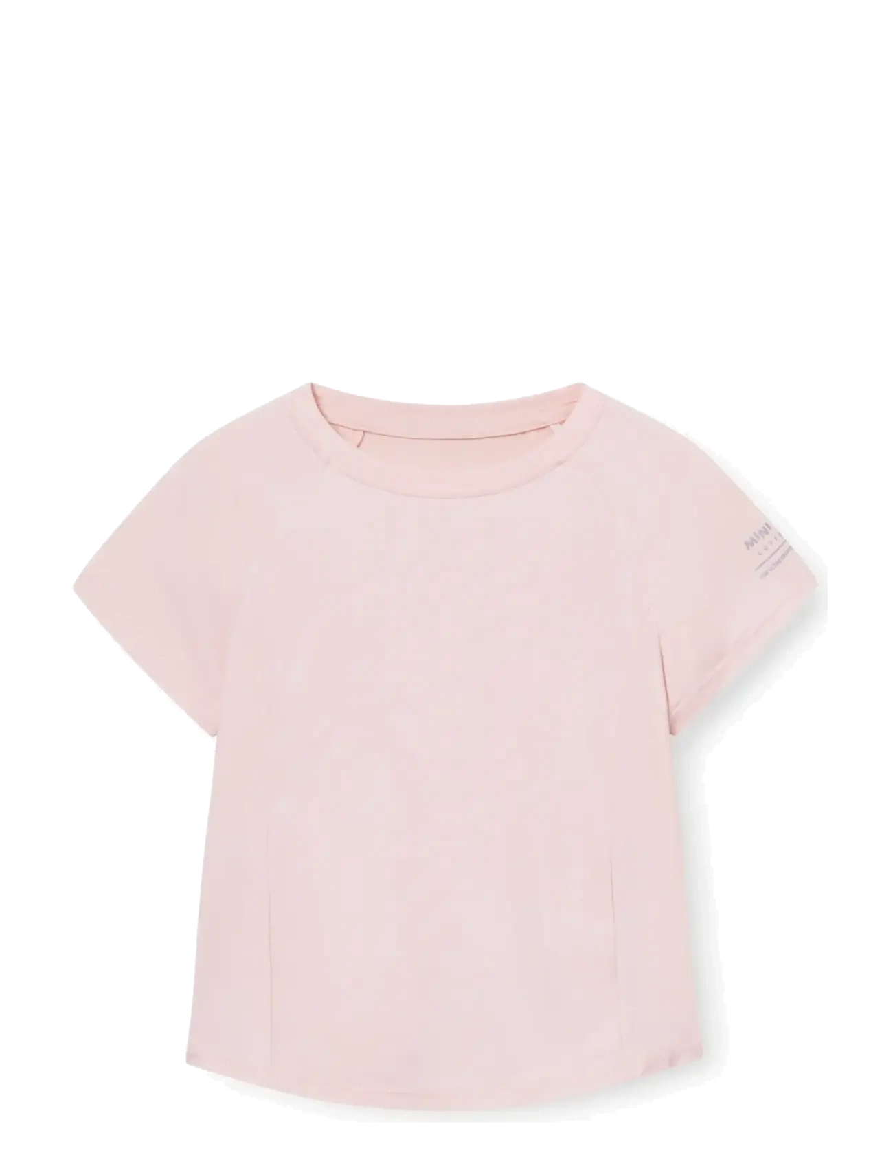 MINI A TURE MATLOIS t-shirt. GRS - Tøj - SILVER PEONY / pink/rose