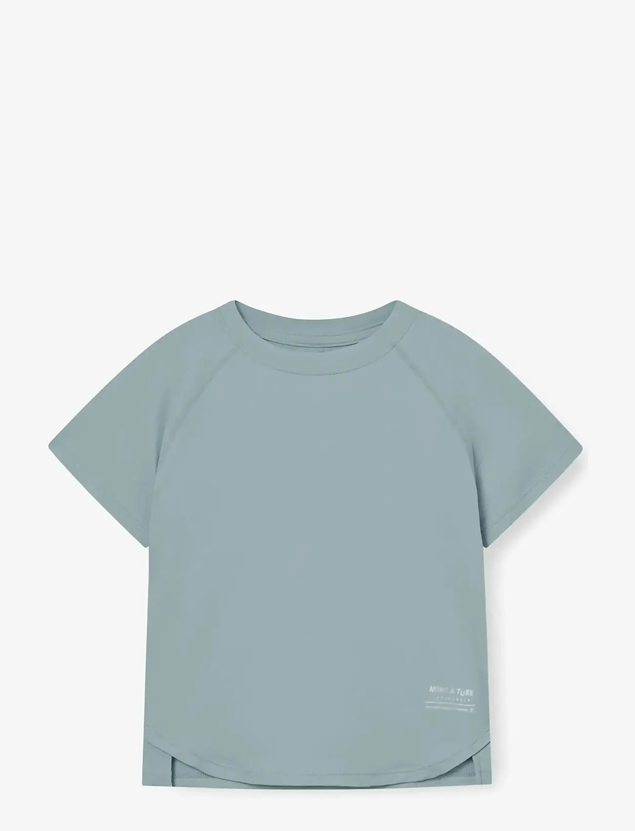 MINI A TURE - MATBJERGI t-shirt. GRS - kortærmede t-shirts - arona blue - 0