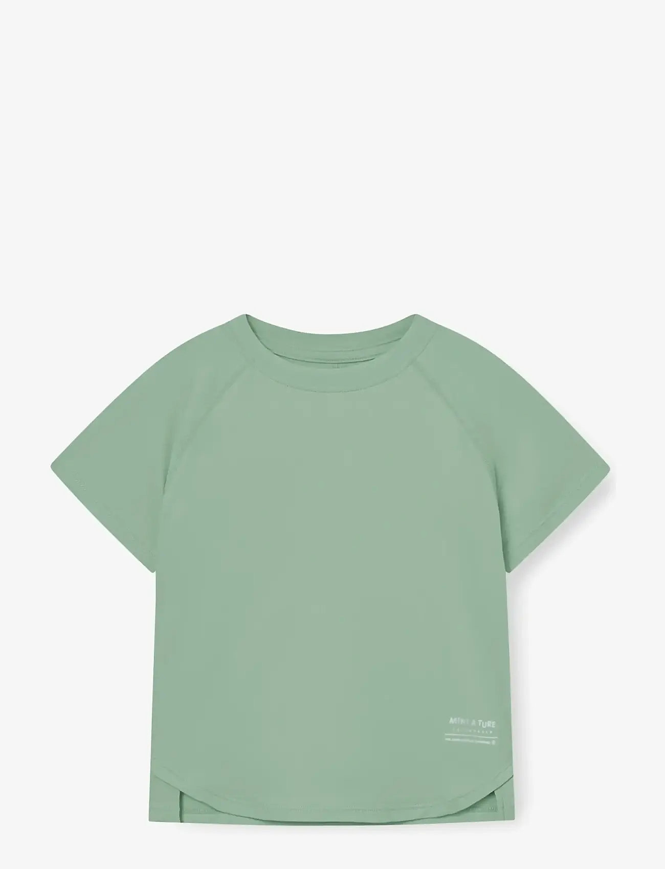 MINI A TURE - MATBJERGI t-shirt. GRS - kortærmede t-shirts - basil green - 0