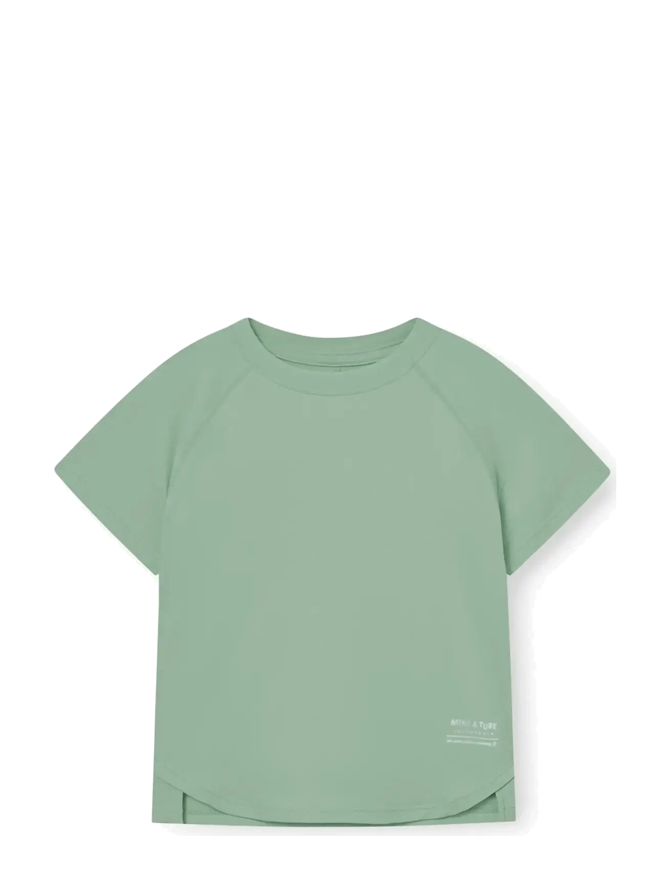 MINI A TURE MATBJERGI t-shirt. GRS - Tøj - BASIL GREEN / green