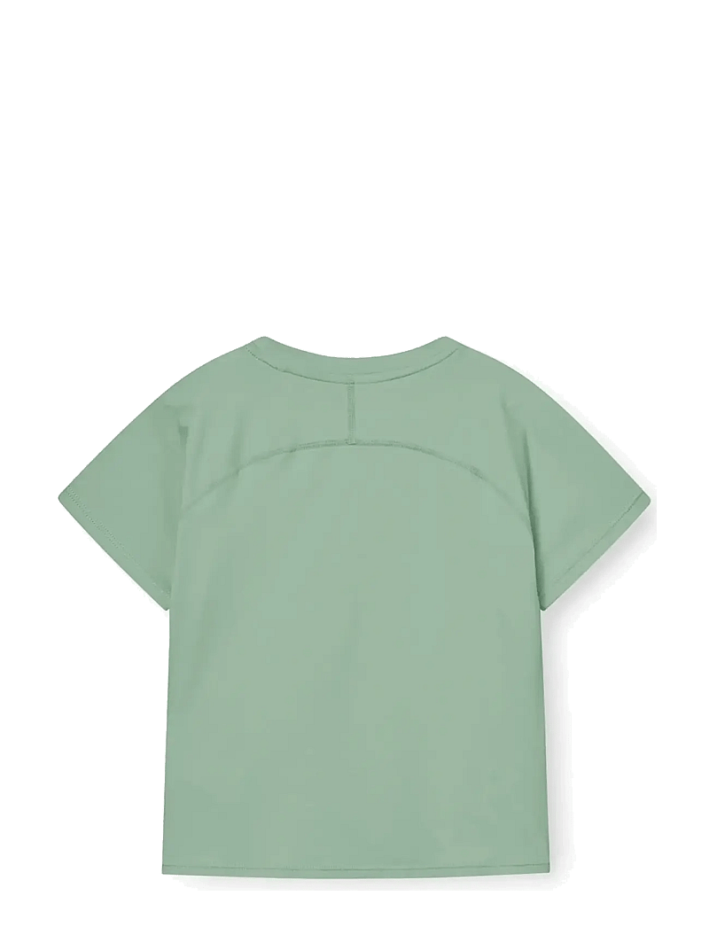 MINI A TURE - MATBJERGI t-shirt. GRS - kortærmede t-shirts - basil green - 1