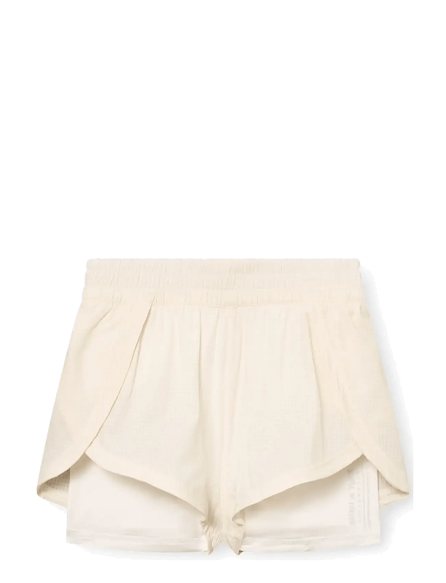 MINI A TURE - MATEIDIE shorts. GRS - sport-shorts - papyrus white - 1