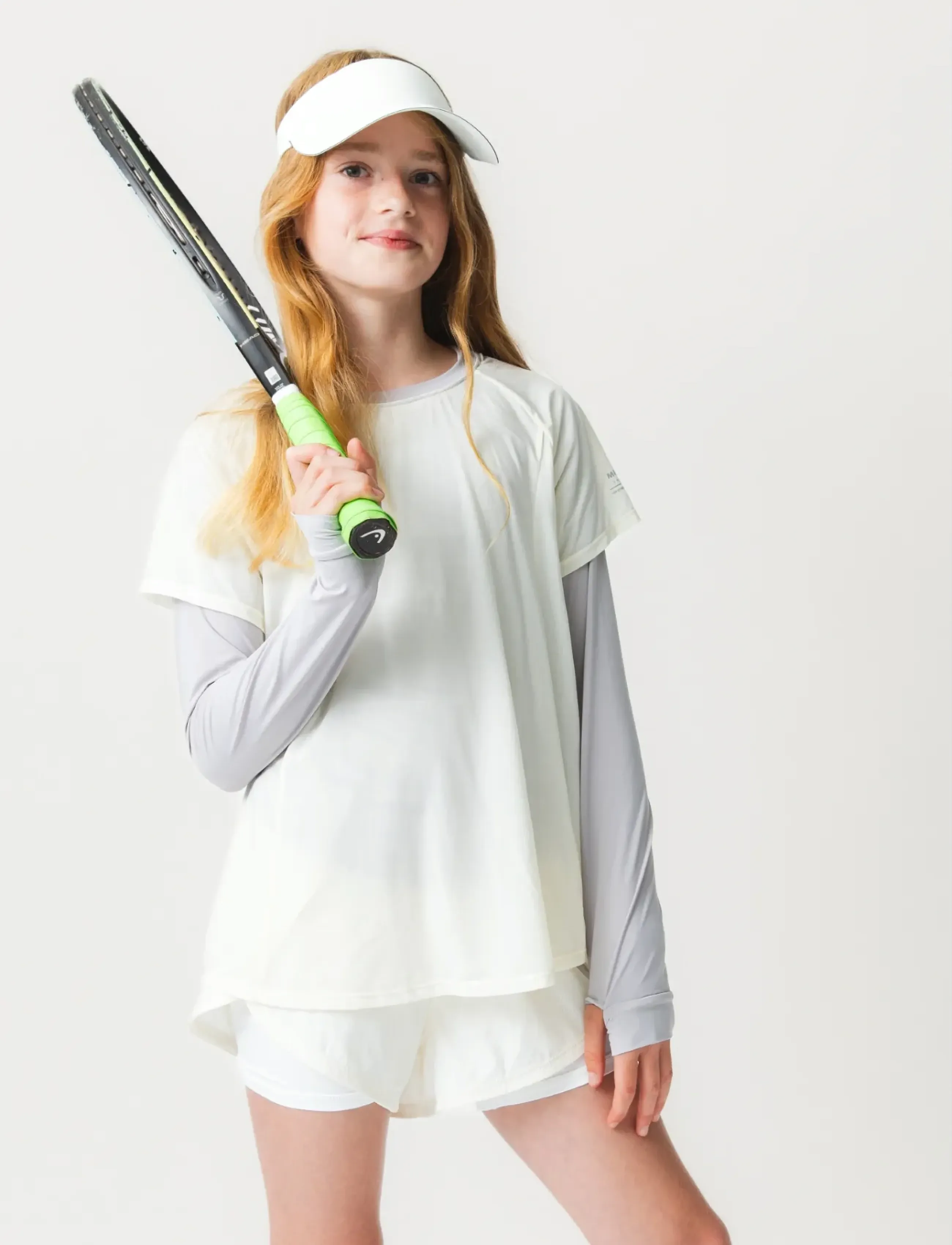 MINI A TURE - MATEIDIE shorts. GRS - sport-shorts - papyrus white - 5