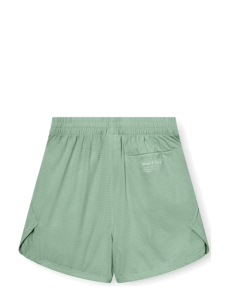 MINI A TURE - MATELVART shorts. GRS - sportsshorts - basil green - 1