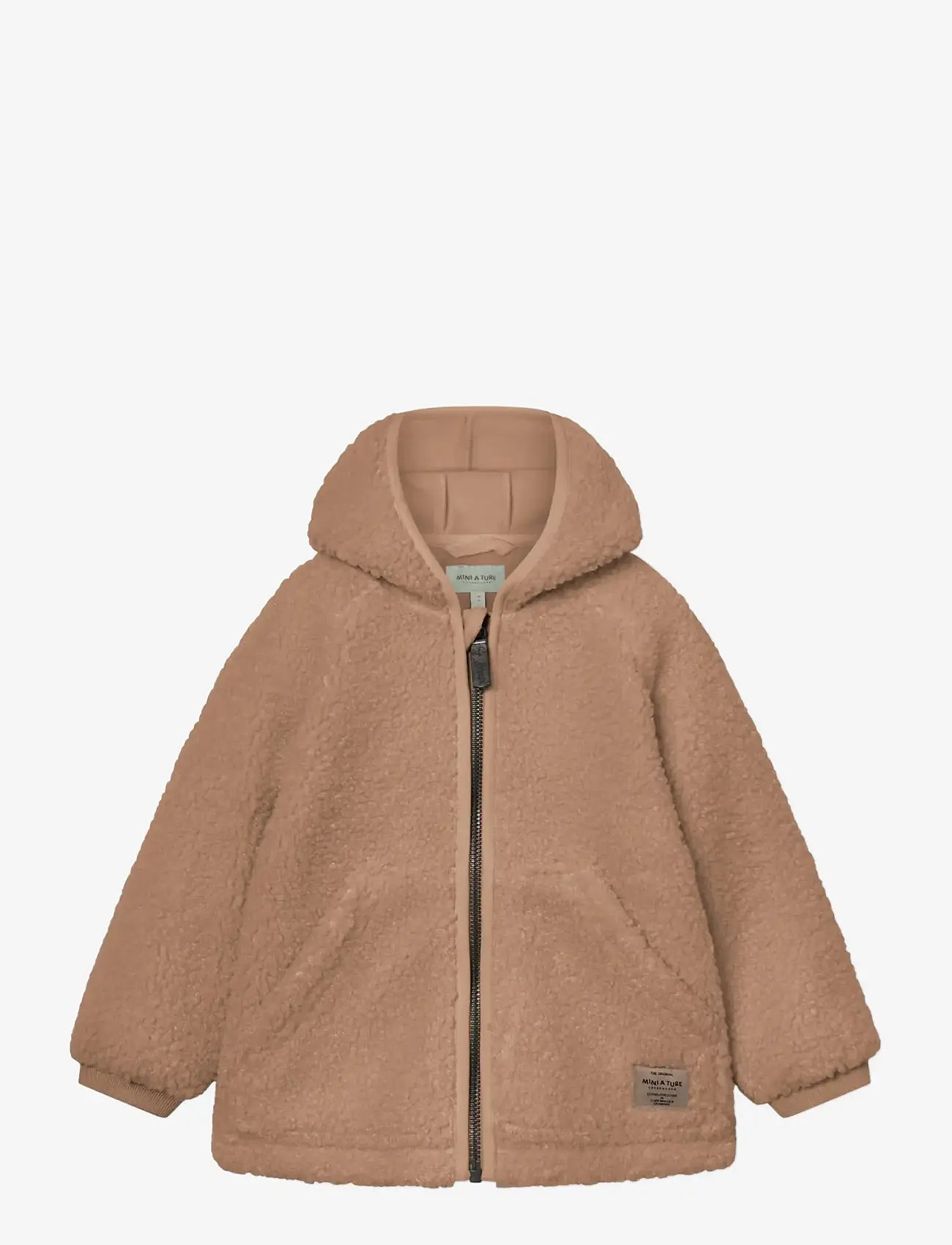 MINI A TURE - MATLIFF teddyfleece jacket. GRS - fleece jackets - cinnamon swirl - 0