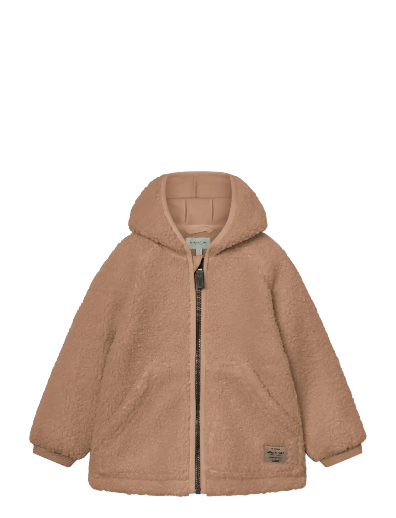 MINI A TURE MATLIFF teddyfleece jacket. GRS - Fleecejakker - CINNAMON SWIRL / brown