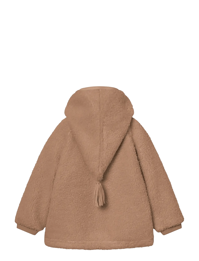 MINI A TURE - MATLIFF teddyfleece jacket. GRS - fleece jackets - cinnamon swirl - 1