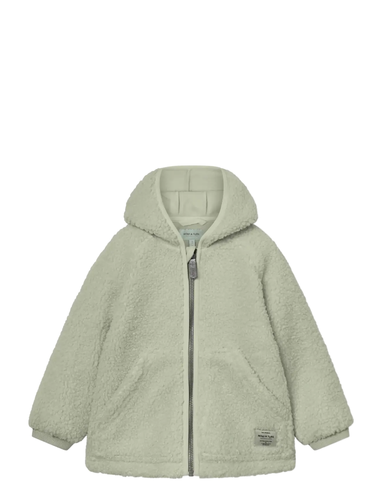 MINI A TURE MATLIFF teddyfleece jacket. GRS - Fleecejakker - DESERT SAGE / green
