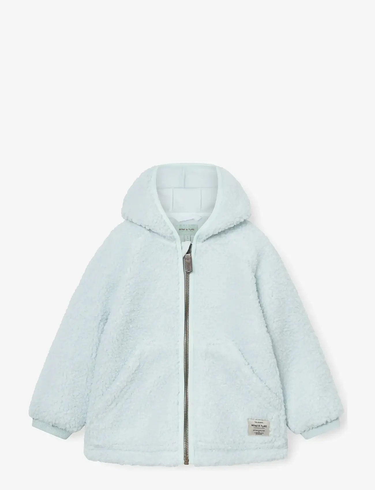 MINI A TURE - MATLIFF teddyfleece jacket. GRS - fleecejakker - ice flow - 0