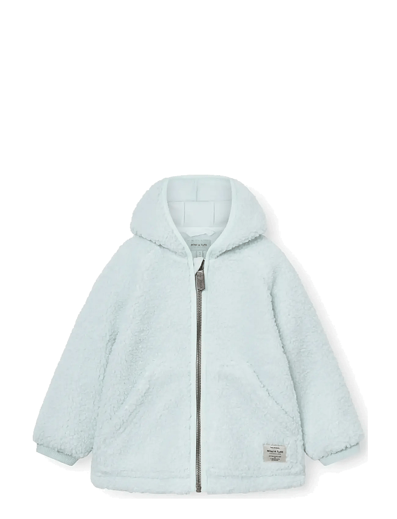 MINI A TURE - MATLIFF teddyfleece jacket. GRS - fleecejakker - ice flow - 0