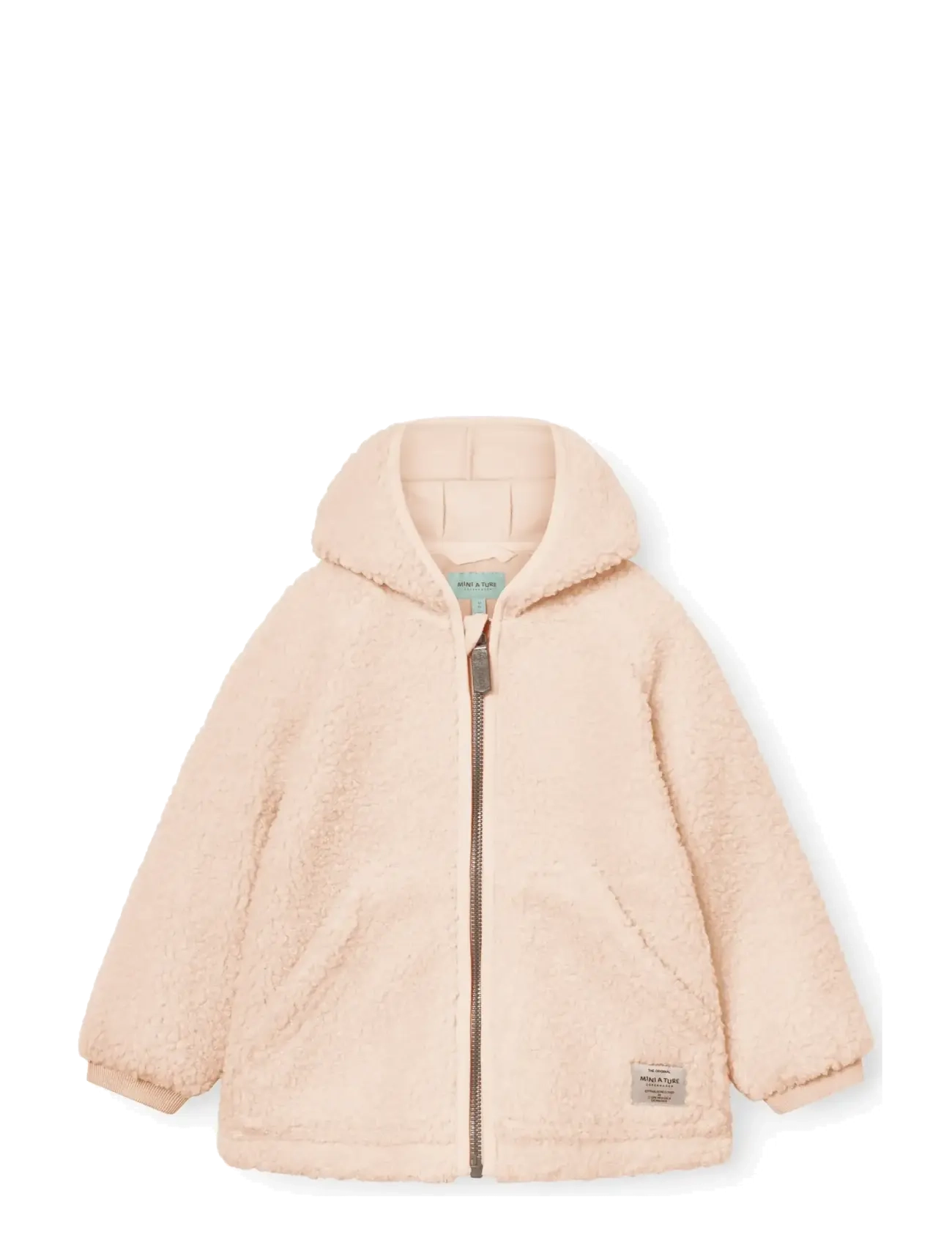 MINI A TURE MATLIFF teddyfleece jacket. GRS - Nyheder - SHELL ROSE / pink/rose
