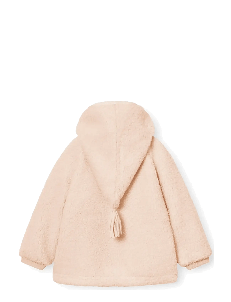 MINI A TURE - MATLIFF teddyfleece jacket. GRS - fleece jackets - shell rose - 1