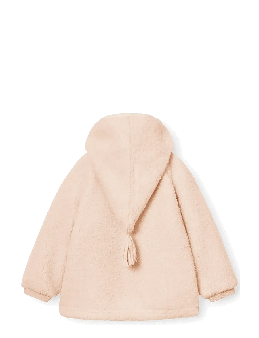 MINI A TURE - MATLIFF teddyfleece jacket. GRS - fleece jackets - shell rose - 1