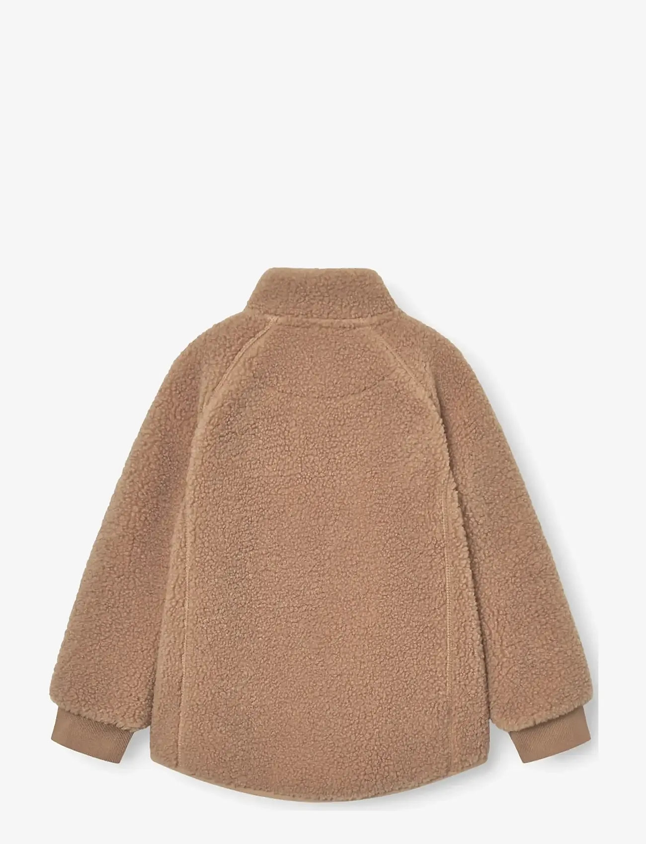 MINI A TURE - MATCEDRIC teddyfleece zip jacket. GRS - fleecejakker - cinnamon swirl - 2