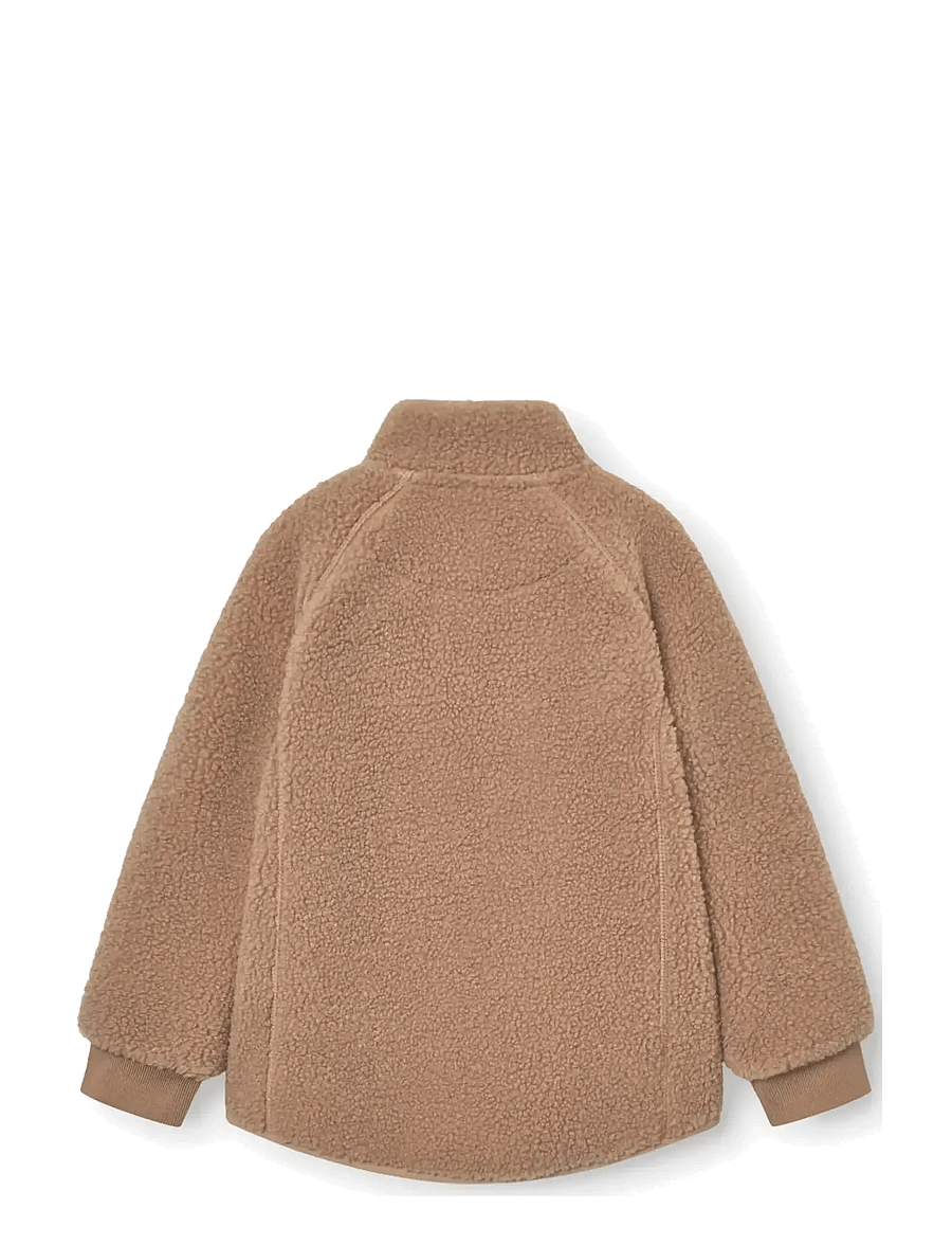 MINI A TURE - MATCEDRIC teddyfleece zip jacket. GRS - fleece jackets - cinnamon swirl - 2