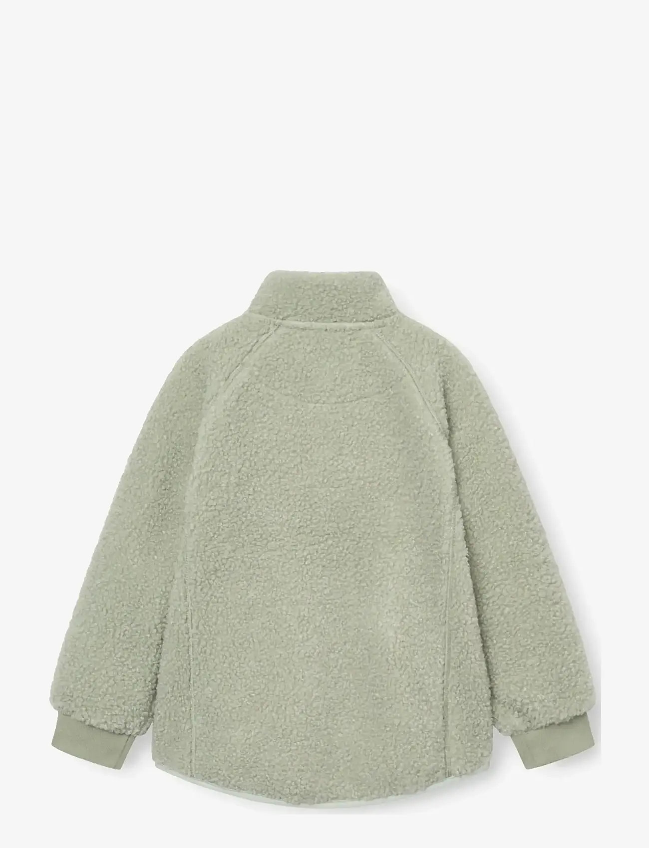 MINI A TURE - MATCEDRIC teddyfleece zip jacket. GRS - fliisjakid - desert sage - 1