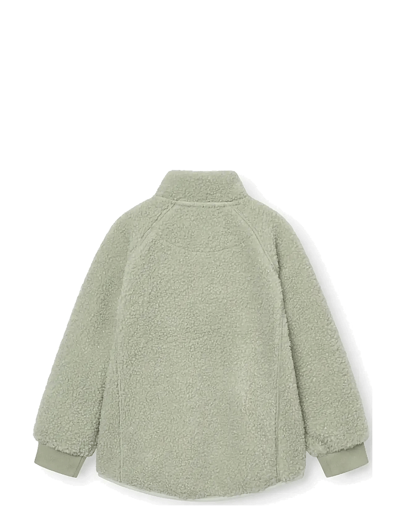MINI A TURE - MATCEDRIC teddyfleece zip jacket. GRS - fliisjakid - desert sage - 1