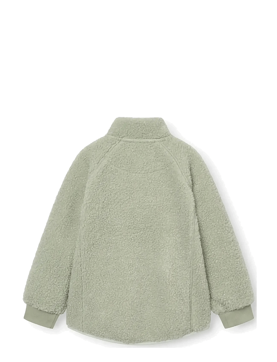 MINI A TURE - MATCEDRIC teddyfleece zip jacket. GRS - fleecejakker - desert sage - 1