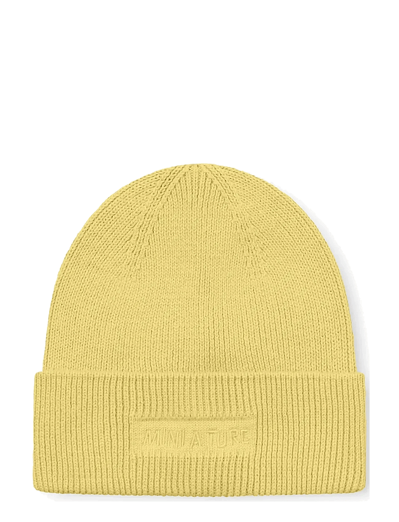MINI A TURE - MATBOJE beanie. GOTS - beanies - dusky citron - 1