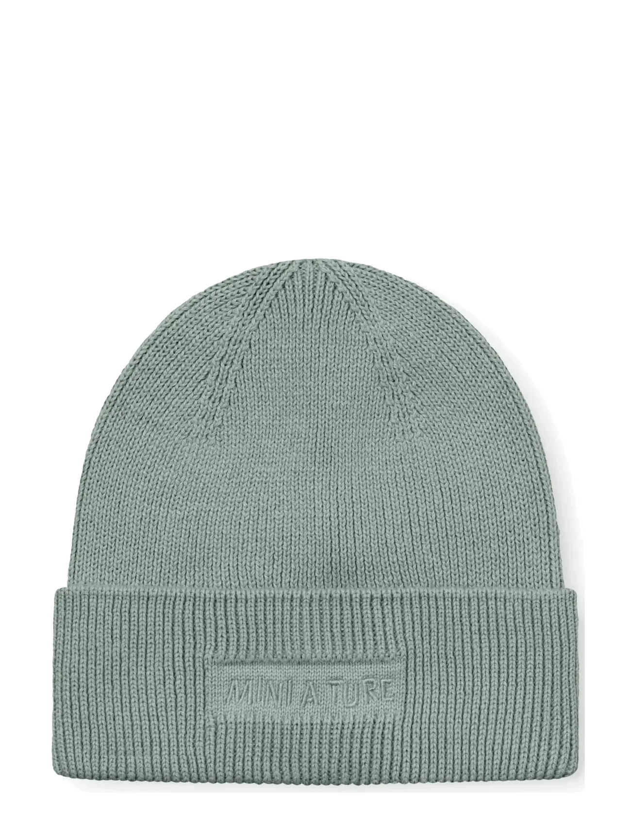 MINI A TURE MATBOJE beanie. GOTS - MINI A TURE - GRANITE GREEN / green