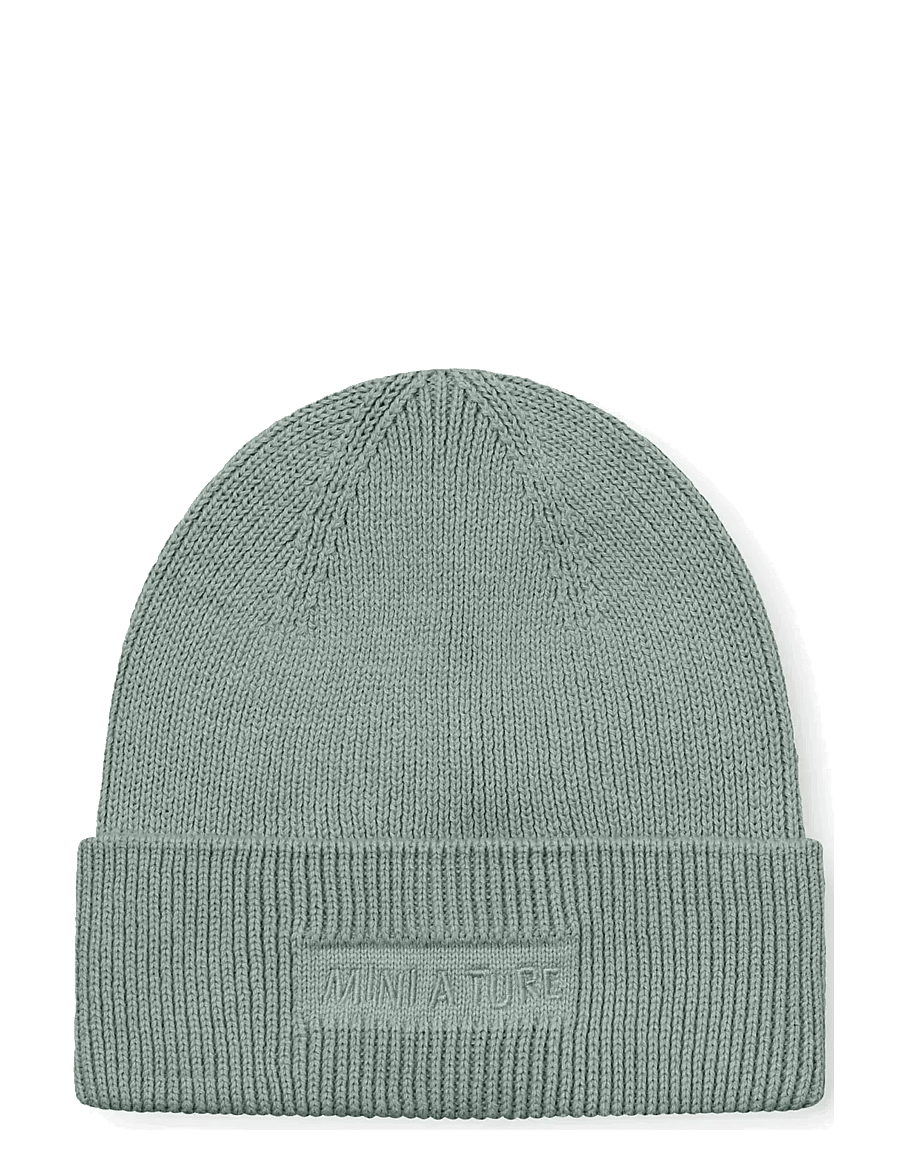 MINI A TURE - MATBOJE beanie. GOTS - beanies - granite green - 0