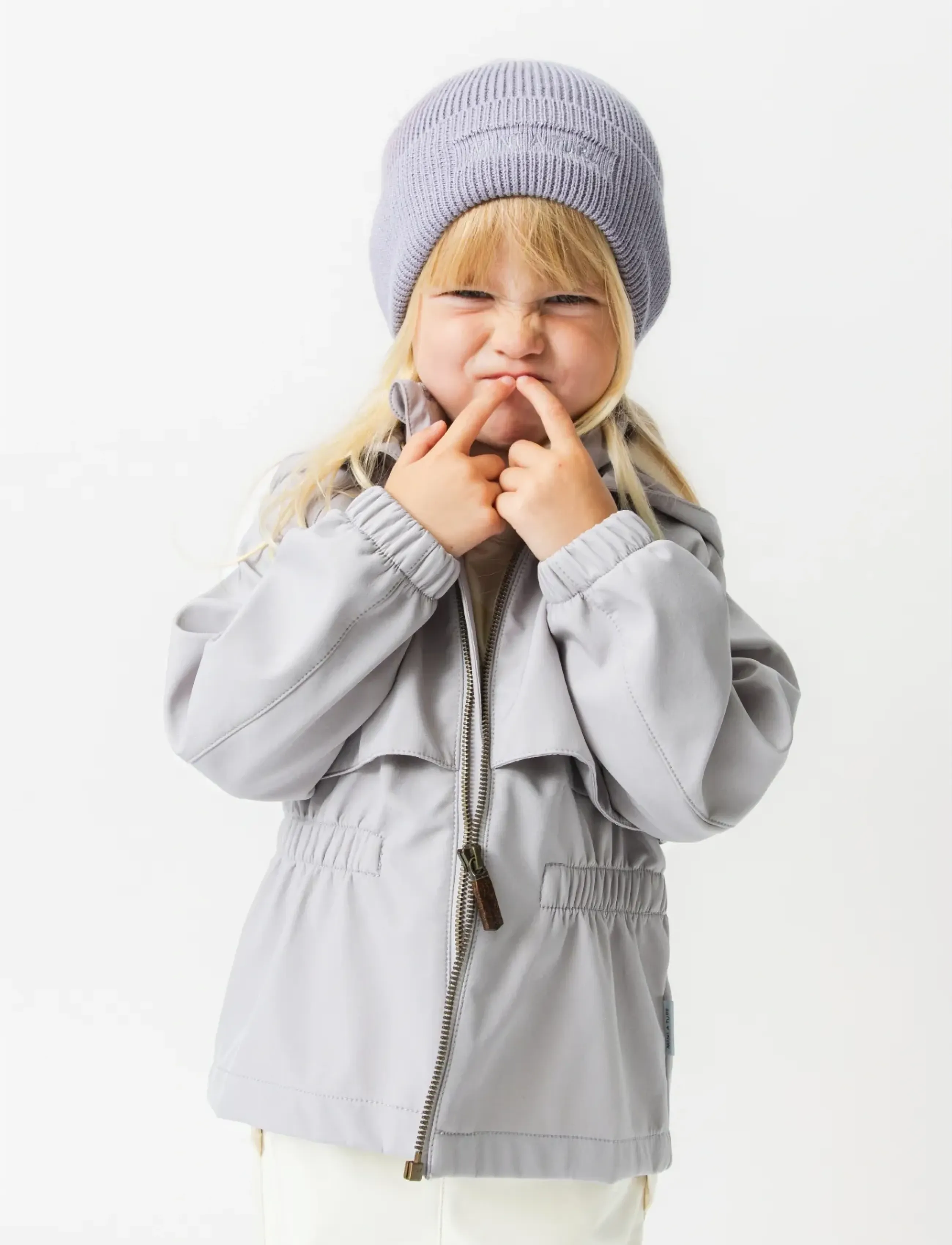 MINI A TURE MATBOJE beanie. GOTS - MINI A TURE - MINIMAL LILAC / purple