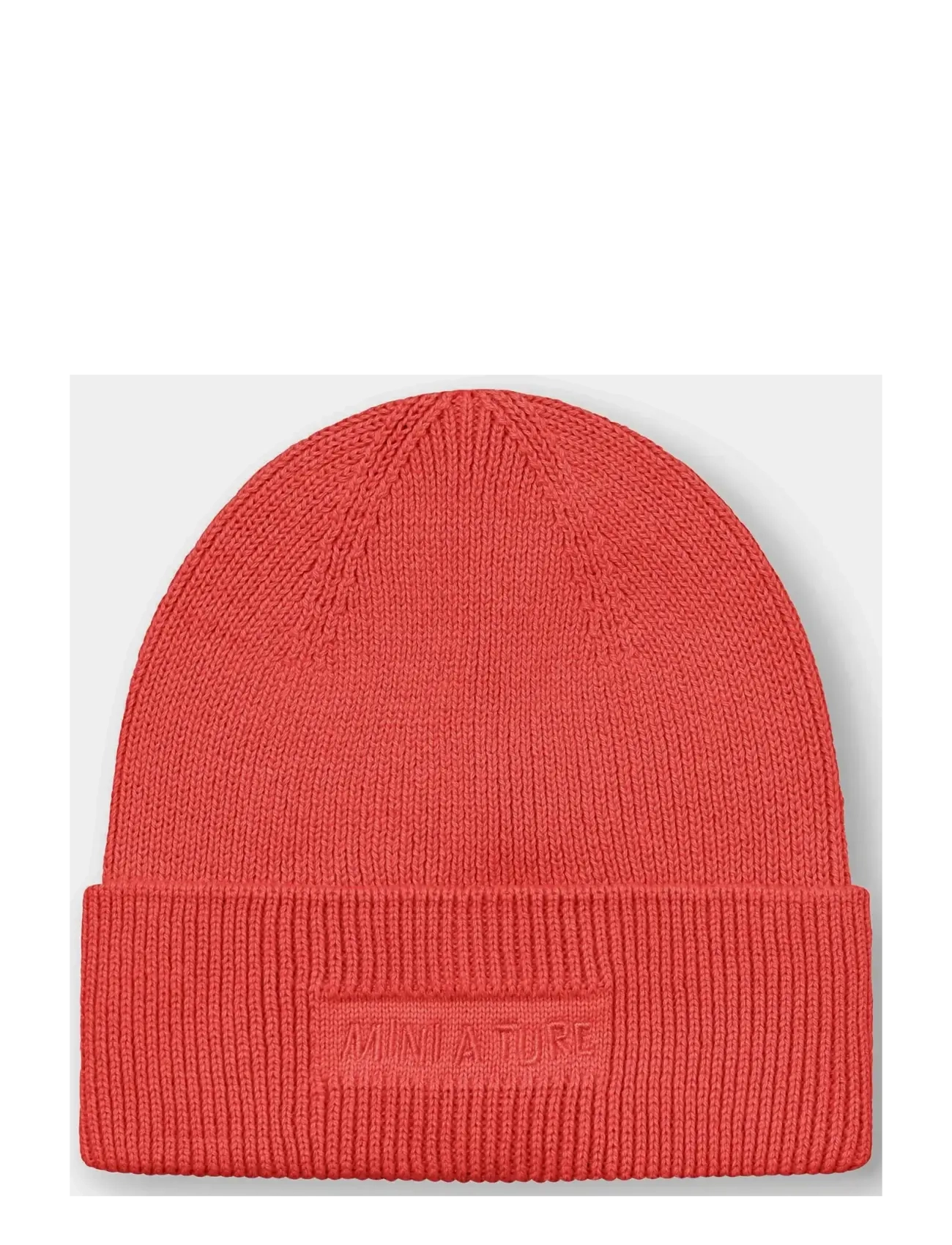 MINI A TURE MATBOJE beanie. GOTS - Beanies - PAPRIKA RED / coral