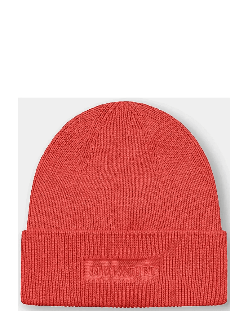 MINI A TURE - MATBOJE beanie. GOTS - beanies - paprika red - 1