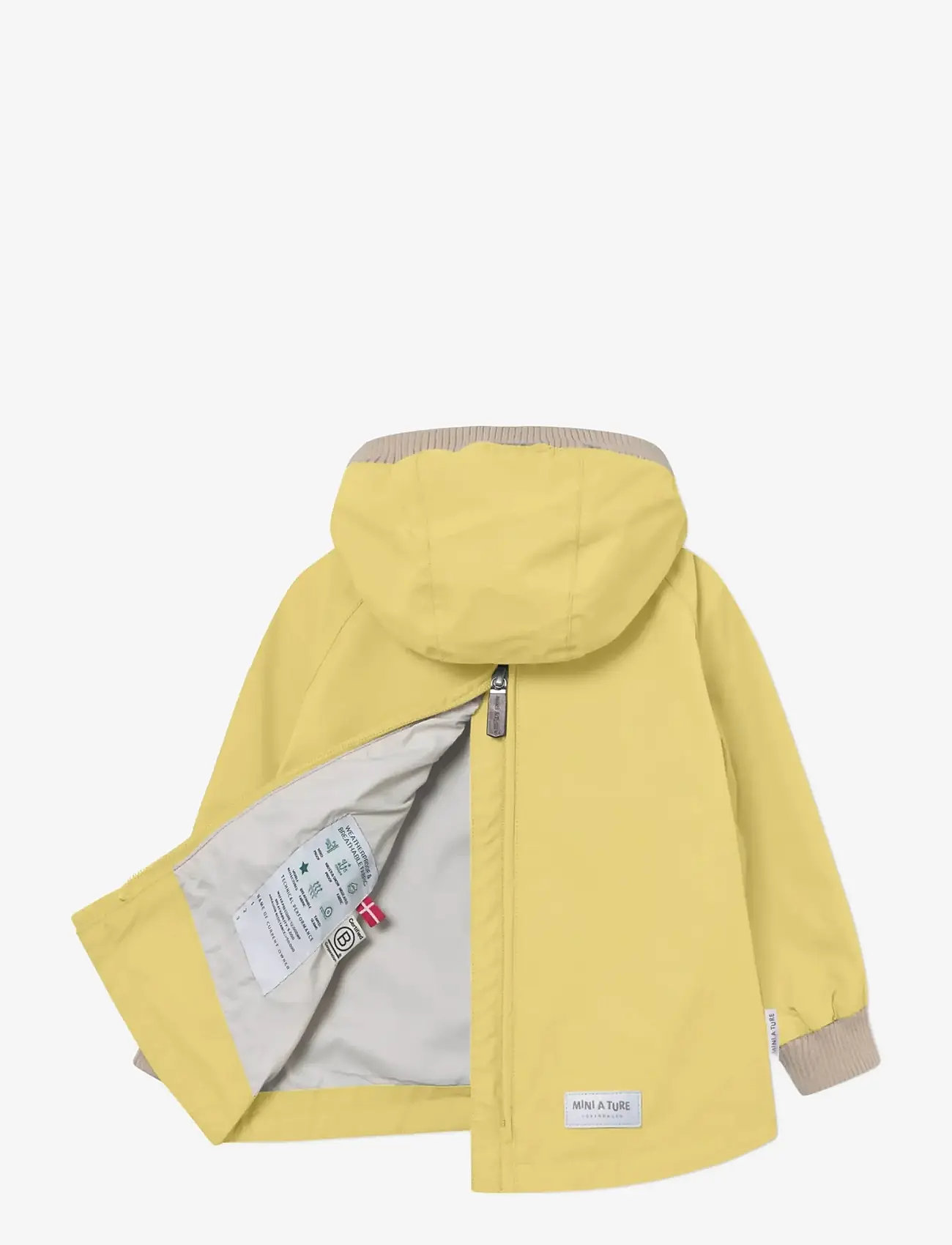 MINI A TURE - MATBABYVITO anorak. GRS - anorakker - dusky citron - 2