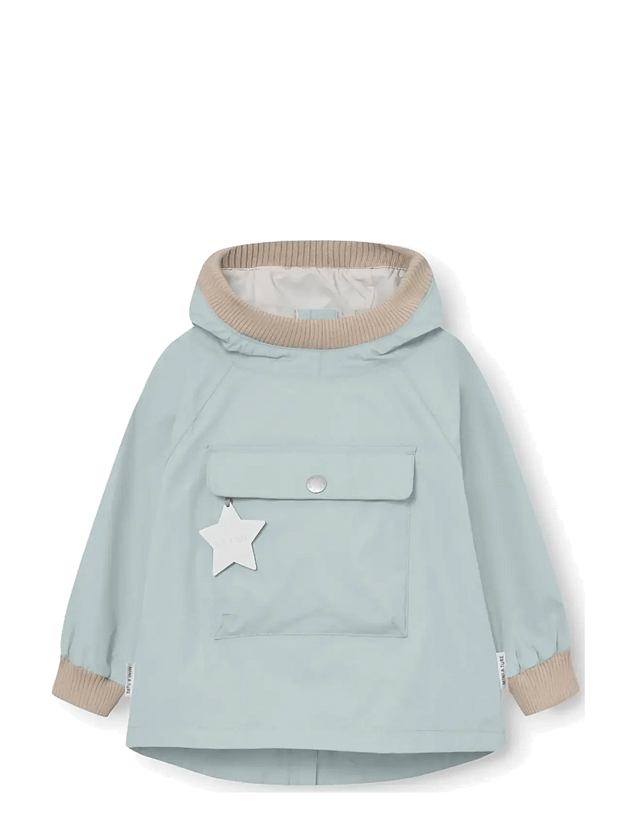 MINI A TURE - MATBABYVITO fleece lined spring anorac. GRS - anorakker - cloud blue - 0