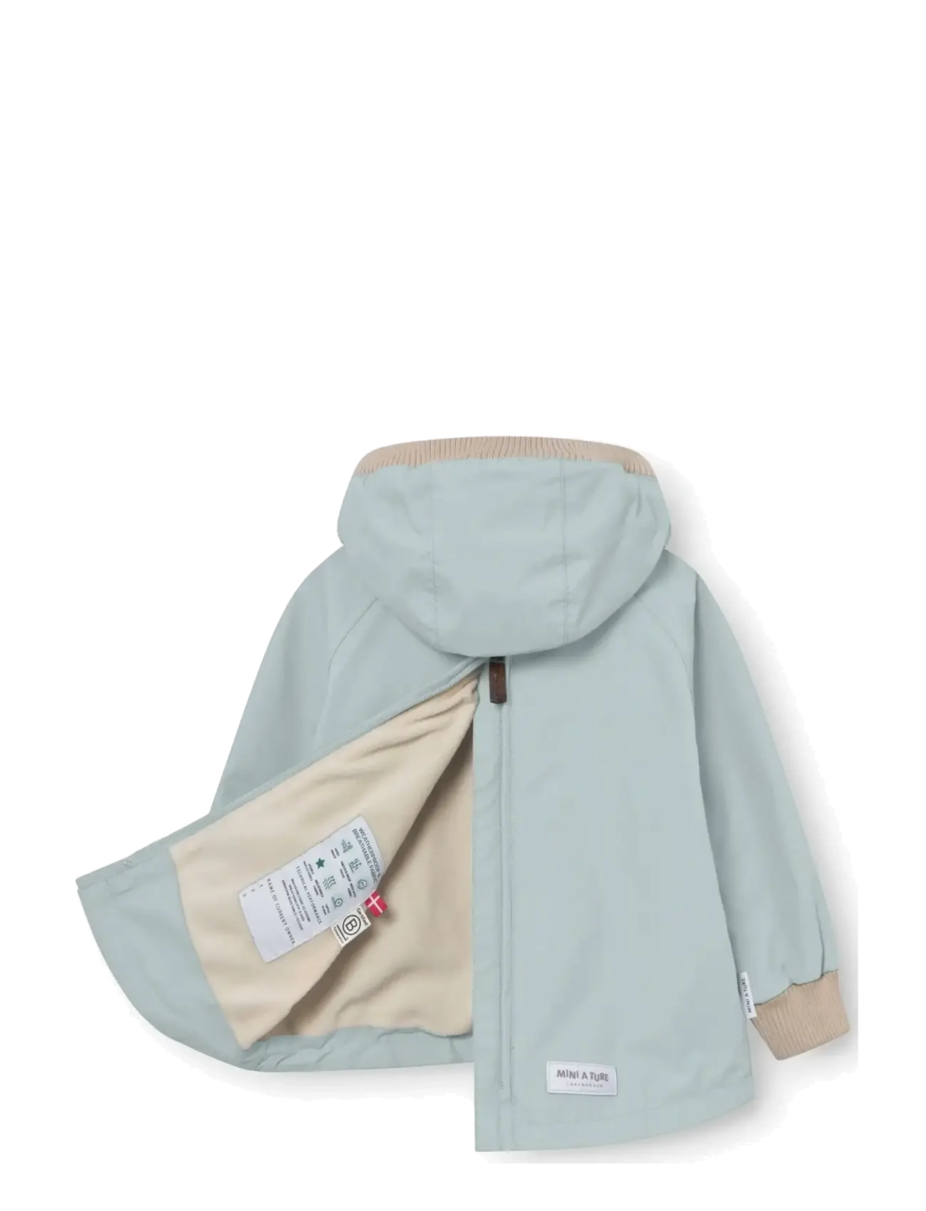 MINI A TURE - MATBABYVITO fleece lined spring anorac. GRS - anorakker - cloud blue - 1