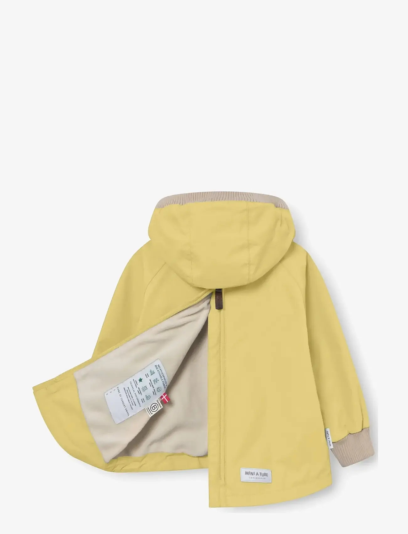 MINI A TURE - MATBABYVITO fleece lined spring anorac. GRS - anorakker - dusky citron - 2