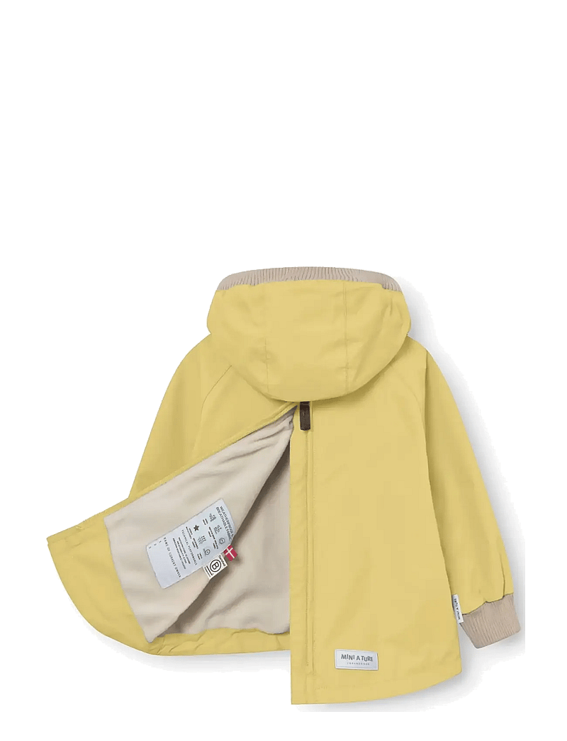 MINI A TURE - MATBABYVITO fleece lined spring anorac. GRS - anorakker - dusky citron - 2