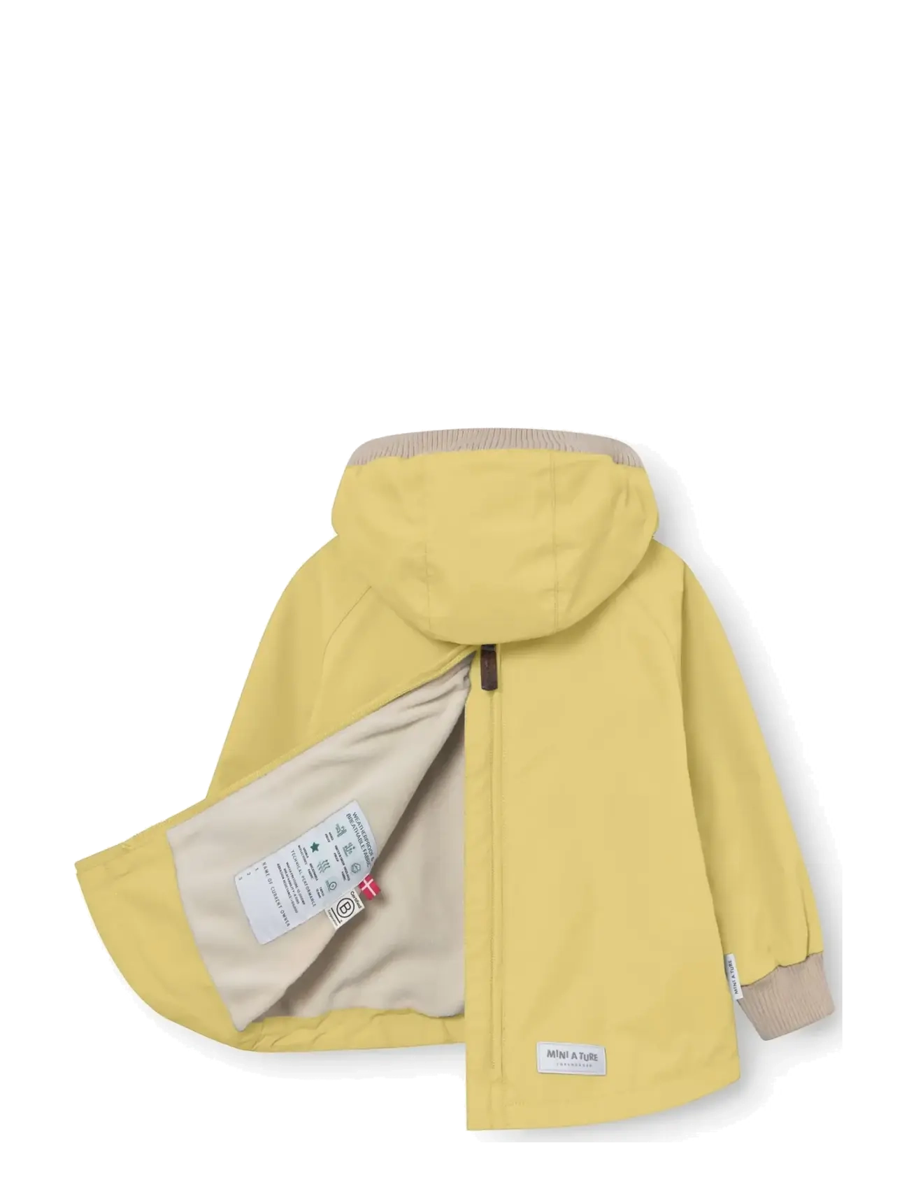 MINI A TURE - MATBABYVITO fleece lined spring anorac. GRS - anoraks - dusky citron - 2